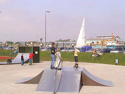 Inlineskating am Sportthemenpark